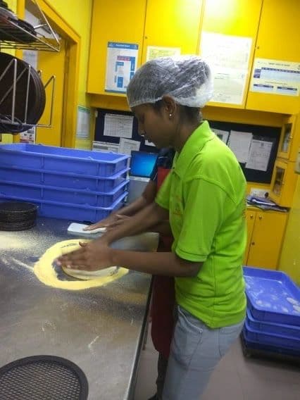 Zest College of Hotel Management Hyderabad Field Visit (Make My Pizza)  photo 4